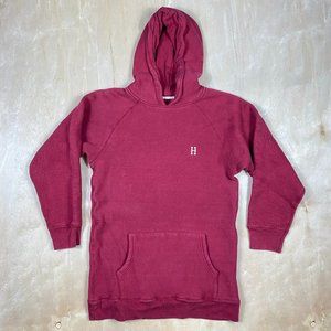 Huf Burgundy Pullover Hooded Sweatshirt Men's